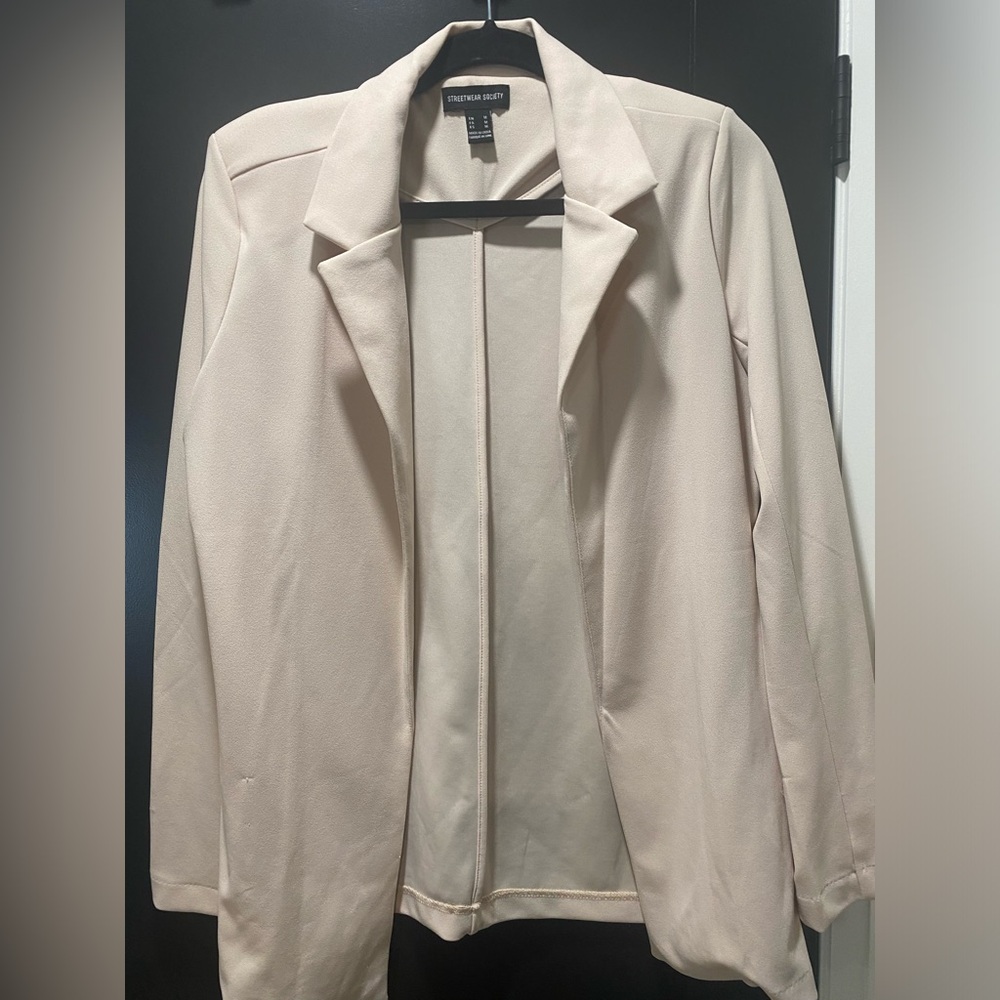 Urban Planet - Street Sociaty woman’s Vest / Blazer - Beige / Cream Size M